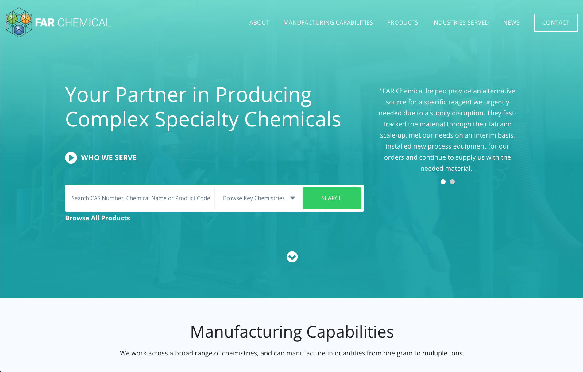 FAR Chemical Launches New Website